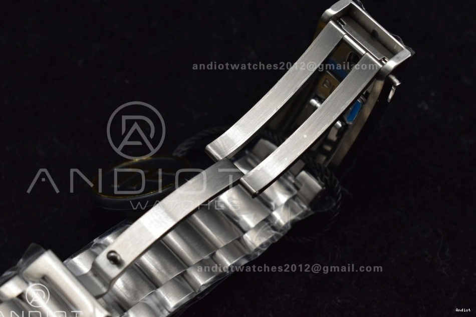 Gray 1:1 SS Seamaster SS A2824 Deep Bracelet Ultra Dial 6000M Edition on Orange Bezel Ceramic TF Best 1111